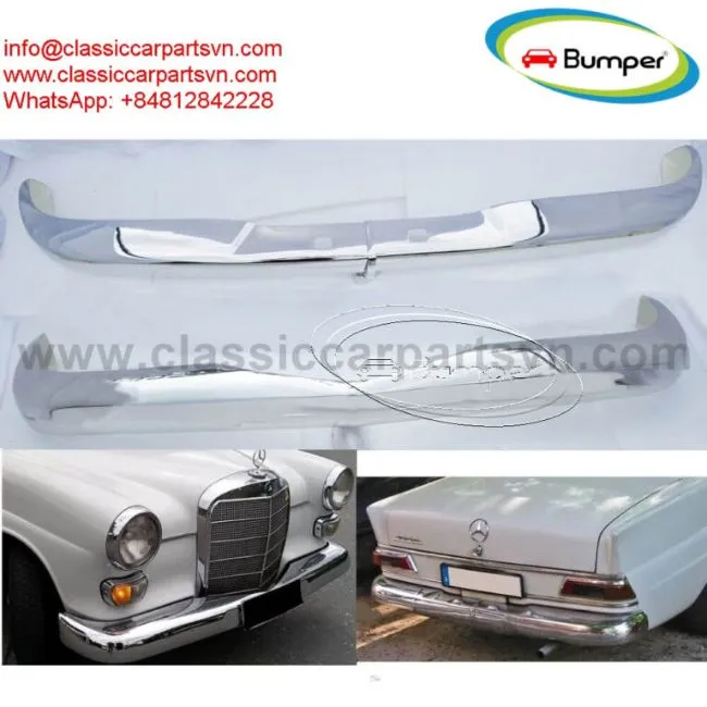 Mercedes W110 fintail bumpers (1961 – 1968) Image 1